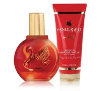 Gloria Vanderbilt In Red Ladies Perfume Gift Set (Eau de Parfum for Women 100ml Spray & Body Lotion 100ml) Perfume Gift Sets Women, Perfume For Women Gift Sets - Genuine Gloria Vanderbilt Perfume Set