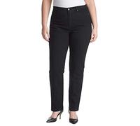 Gloria Vanderbilt Ladies' Amanda Stretch Denim Jean, Dark Black, 8