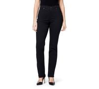 Vintage America Blues Women's Amanda Classic High Rise Tapered Jean Petite, Black, 16 Short