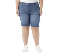 Gloria Vanderbilt Women's Amanda Bermuda High Rise Short Petite, Essen Whiskers, 14
