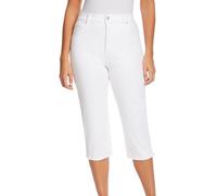 Gloria Vanderbilt Women's Amanda Capri Jean Regular, Vintage White, 6