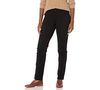Gloria Vanderbilt Women's Amanda Classic High Rise Tapered Jean Petite, Black, 10