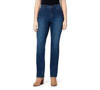 Gloria Vanderbilt Women's Amanda Classic High Rise Tapered Jean Standard, Blue, 18 Short