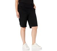 Gloria Vanderbilt Women's Amanda Pull on Bermuda Short, Black, 4