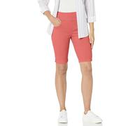 Gloria Vanderbilt Women's Amanda Pull on Bermuda Short Petite, Persimmon-ds, 14