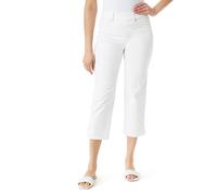 Gloria Vanderbilt Women's Shape Effect Pull on High Rise Straight Leg Capri Standard, Vintage White, 12