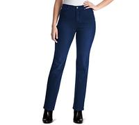 GLORIA VANDERBILT Women's Petite Amanda Classic Tapered Jean, Portland Wash, 14 Short