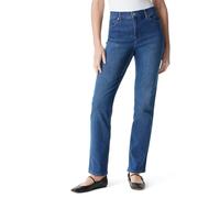 Gloria Vanderbilt womensP000005045Amanda Classic Tapered Jean Solid Jeans - Blue - 10 Short