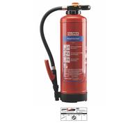 Gloria WH6 Pro 6L Water Fire Extinguisher In racket And Inspection Tag