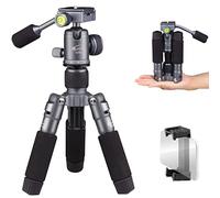 Glorich Portable Tabletop 20” Mini Tripod with 360 Degree Ball Head, Aluminum Alloy Small Travel Desktop Tripod Max Load 13 lbs Compatible with DSLR Camera Sony Canon Nikon Video Camcorder Phones