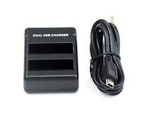 Glorich Quick Dual Charger Compatible with GoPro HERO 4 AHDBT-401 AHBBP-401 battery
