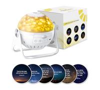 GLORILIGHT HD Projector Night-Light Starter Set, Project Bible Verses on Walls or Ceilings, Includes 6 Interchangeable Discs, Help Children Live by The Truth of God’s Word, Bible Education for Kids