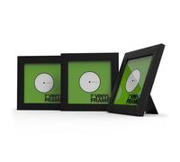 Glorious 7" Vinyl LP Frame Set - Set of 3 - Black