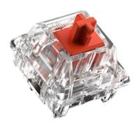 Glorious Gaming - Fox Linear Switches (110 PCS) for Mechanical Gaming Keyboards, Pre Lubed, Silent Red Switches for Hotswap Keyboards and PC Gaming, Max RGB for Backlit Keyboards, Cherry MX Compatible