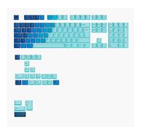 Glorious Gaming 115x GPBT Keycaps - Cherry Profile, Super Durable PBT Plastic, Eye Catching Aesthetics, Superior Sound, Original Typeface, Ocean, UK English Layout