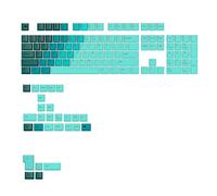 Glorious Gaming 115x GPBT Keycaps - Cherry Profile, Super Durable PBT Plastic, Eye Catching Aesthetics, Superior Sound, Original Typeface, Rain Forest, US English Layout