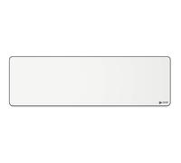 Glorious Gaming Cloth Gaming Mousepad (Extended) - Stitched Edges, Smooth Surface for Speed & Control, Anti Slip Base, Machine Washable, Extended (910 x 280 x 3mm) - White