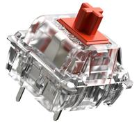 Glorious Gaming - Fox Linear Switches (110 PCS) for Mechanical Gaming Keyboards, Pre Lubed, Silent Red Switches for Hotswap Keyboards and PC Gaming, Max RGB for Backlit Keyboards, Cherry MX Compatible