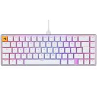 Glorious Gaming GMMK 2 Compact (65%) - Mechanical Gaming Keyboard, Aluminium Frame, Customisable, Doubleshot Caps, Fox Switches, Per Key RGB, Full NKRO, English UK QWERTY Layout - White