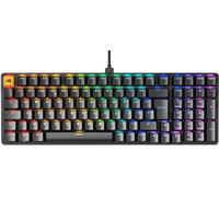 Glorious Gaming GMMK 2 Full Size (96%) - Mechanical Gaming Keyboard, Aluminium Frame, Customisable, Doubleshot Caps, Fox Switches, Per Key RGB, Full NKRO, English UK QWERTY Layout - Black