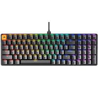 GLORIOUS Gaming GMMK 2 Full Size (96%) - Mechanical Gaming Keyboard, Aluminium Frame, Customisable, Doubleshot Caps, Fox Switches, Per Key RGB, Full NKRO - American QWERTY Layout - Black