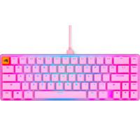 Glorious Gaming GMMK 2- Pink Gaming Keyboard - TKL Mechanical - Custom 65% - Compact Low-Profile - Hotswap w/Cherry Mx Style - Double Shot Keycaps & Linear Switches - PC Gaming Setup Accessories