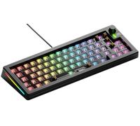 Glorious Gaming GMMK 3 Barebones Custom Gaming Keyboard, 65% Mechanical Keyboard, Modular Gasket System, Hotswappable MX 5-pin, Sound Dampening Foam, Aluminum Switch Plate, ISO/EU - Black