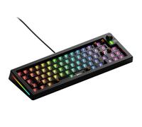 Glorious Gaming - GMMK 3 Barebones: keyboard with knob, 65% mechanical keyboard, seal system, 5 pin MX switches with hot swap, sound absorbing foam, aluminum reader, ANSI - Black