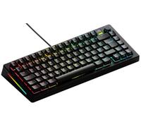 Glorious Gaming GMMK 3 Custom Mechanical Gaming Keyboard with Knob, TKL 75%, Modular Gasket System, Doubleshot PBT Keycaps, Aluminum Switch Plate, Hotswap 3 & 5-pin Switches, UK QWERTY - Black