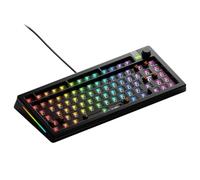 Glorious Gaming GMMK 3 PRO Barebones: keyboard with knob, personalized aluminum case, gasket system, keyboard 75% hot swap, sound absorbing foam, aluminum reader, ANSI - Black