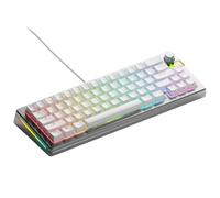 Glorious Gaming GMMK 3 Pro HE 65%: Dynamiska avtryckare, Hall Effect, modulärt aluminiumhölje, 8K uppdateringsfrekvens, utbytbara MX- Och magnetbrytare, modulärt packningssystem, USA QWERTY - Silver