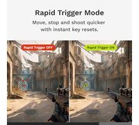 Glorious Gaming GMMK 3 PRO HE: Rapid Trigger Keyboard, hall effect, aluminum housing, 8K polling, hotswap MX & magnetic switches, modular gasket system, TKL 75%, Nordic QWERTY - Black