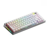 Glorious Gaming GMMK 3 Pro HE: Wireless Gaming Keyboard, Hall Effect, Aluminum Case, 8K Polling Rate, Switches with Hot Swap MX and HE, Adjustable Action, TKL 75%, US QWERTY - Silver