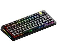GLORIOUS Gaming GMMK 3 PRO HE: Wireless Gaming Keyboard Rapid Trigger, hall effect, aluminum housing, 8K polling, hotswap MX & HE switches, adjustable control, TKL 75%, German QWERTZ - Black