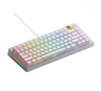 Glorious Gaming - GMMK 3 Rapid Trigger Keyboard, Hall Effect, 8K Polling Rate, MX Mechanical & Magnetic Switches, Hotswappable 75% Keyboard, Modular Gasket System, Doubleshot PBT keycaps (White)