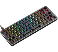 Glorious Gaming GMMK Compact 60%, Barebones (Frame Only) - Mechanical Gaming Keyboard, Per Key RGB, Hotswap & Customisable, American/ANSI Layout - Black