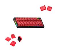 Glorious Gaming - GPBT Basics (PBT Keycaps), Revive Red, No Fade Dye-Sublimated, for Custom Mechanical Keyboards, Fits 100%, 75% 65% 60%, Fits ANSI & ISO, Supports Windows & macOS - English (US)