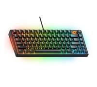 Glorious Gaming Keyboard GMBK 75% - Swappable MX compatible keycaps, detachable USB cable, IP57 water and dust resistant, 10 zone RGB lighting, quiet switches - 321x137x41 mm - English QWERTY Layout