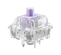 Glorious Gaming Mako Ultralight Switches (110 PCS) Tactile Switches for Gaming and Typing, Clear Design for Max RGB, Pre Lubed, For Hotswappable Mechanical Keyboards with 5-pin sockets