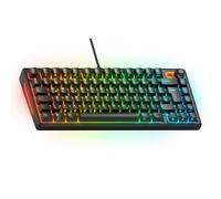 Glorious Gaming Mechanical Keyboard GMBK 75 Percent DE ISO Layout, Interchangeable MX Keycaps, Removable USB, IP57 Water and Dust Resistant, 10-Zone RGB Lights, 321 x 137 x 41 mm