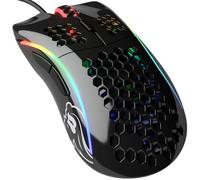 Glorious Gaming Model D Wired Gaming Mouse - 68g Superlight Honeycomb Design, RGB, Ergonomic, Pixart 3360 Sensor, Omron Switches, PTFE Feet, 6 Buttons - Glossy Black
