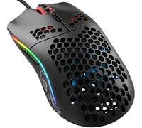 Glorious Gaming Model O- (Small) Compact Wired Gaming Mouse - 58g Superlight Honeycomb Design, RGB, Pixart 3360 Sensor, Ambidextrous, Omron Switches - Matte Black