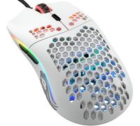 Glorious Gaming Model O- (Small) Compact Wired Gaming Mouse - 58g Superlight Honeycomb Design, RGB, Pixart 3360 Sensor, Ambidextrous, Omron Switches - Matte White