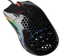 Glorious Gaming Model O- (Small) Compact Wired Gaming Mouse - 58g Superlight Honeycomb Design, RGB, Pixart 3360 Sensor, Ambidextrous, Omron Switches - Glossy Black