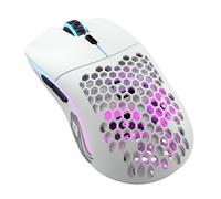 Glorious Gaming Model O- (Small) Wireless Gaming Mouse - 65g Superlight Honeycomb Design, RGB, Ambidextrous, Lag Free 2.4GHz Wireless, Up To 71 Hours Battery - Matte White