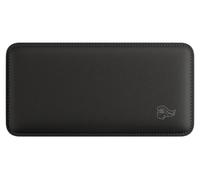 Glorious Gaming Padded Mouse Wrist Rest - Anti-Fray Stitched Edges, Smooth Cloth Surface, Anti-Slip Rubber Base, Medium Firmness, 200 x 100 x 17mm - Black-Stealth
