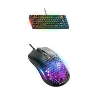 GLORIOUS Gaming PC Starter Bundle: Model O Eternal Gaming Mouse (Matte Black, 58g Lightweight) & GMBK 75% TKL Membrane Gaming Keyboard (UK Layout, Quiet Typing, RGB Illumination) - The Ultimate Duo