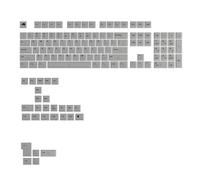 Glorious Gaming Polychroma RGB Keycaps, Translucent Design, Fits 100%, 75% 65% 60% Custom Mechanical Gaming Keyboards, Fits ANSI, ISO, Windows & macOS, English (US)