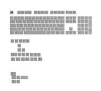 Glorious Gaming Polychroma RGB Keycaps, Translucent Design, Fits 100%, 75% 65% 60% Custom Mechanical Gaming Keyboards, Fits ANSI, ISO, Windows & macOS, English (US)