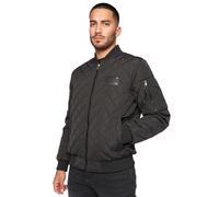 Glorious Gangsta Moritzio Quilted Bomber Jacket Men's - Black - Size L